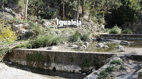 This is the sad state of one of the main sources of the Genal river in Malaga province's Serranía de Ronda
