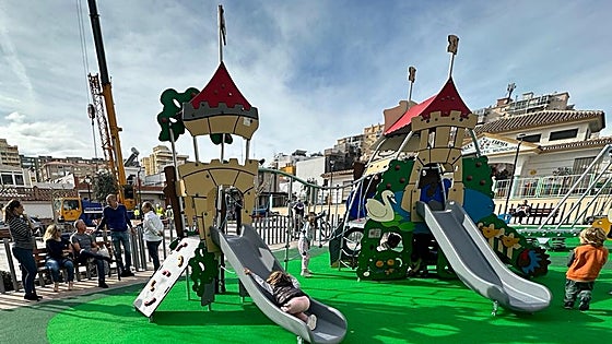 Work to transform Los Boliches main square to an end