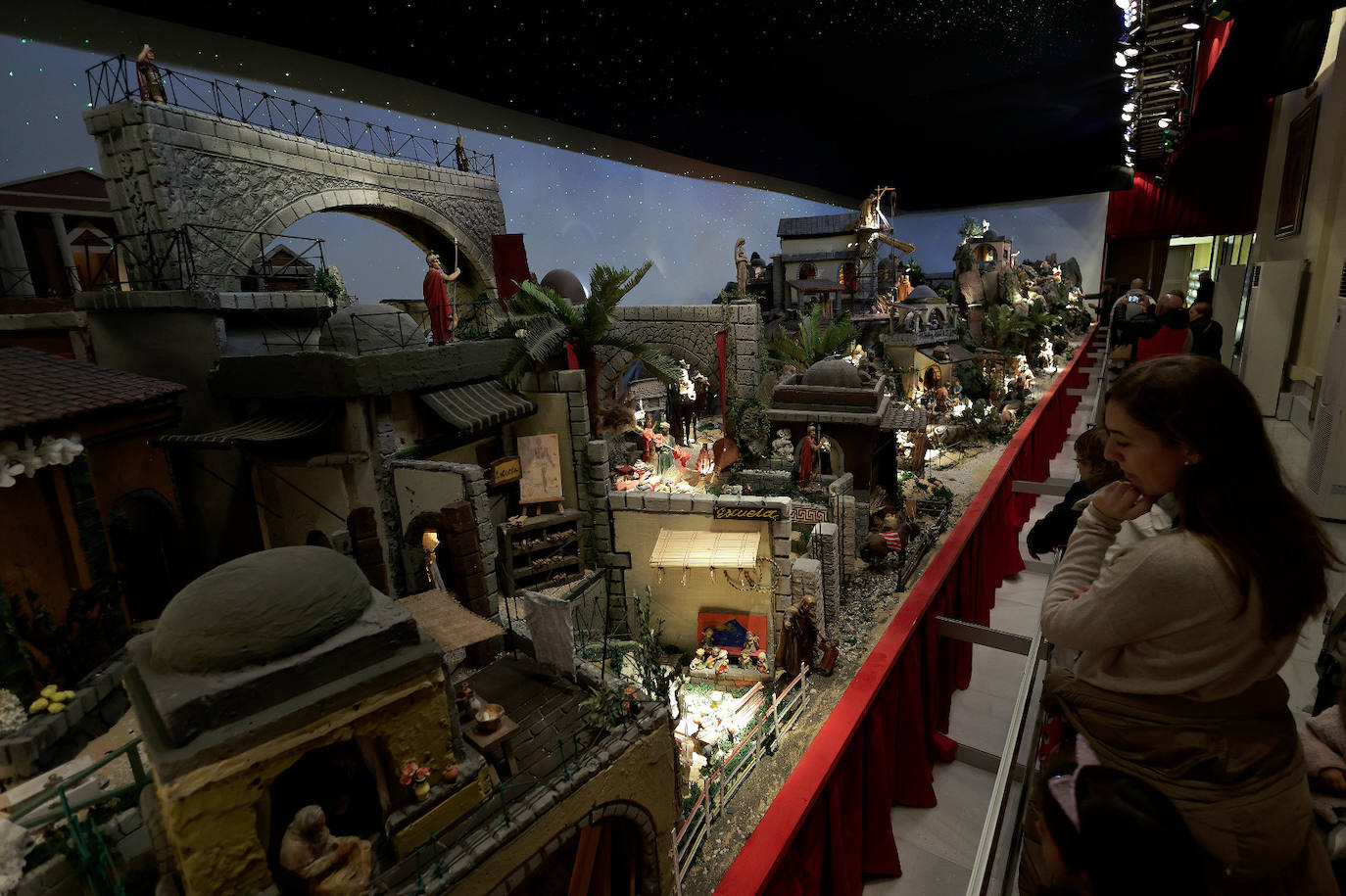 Malaga city hall brightens up Christmas with its huge nativity display, in pictures