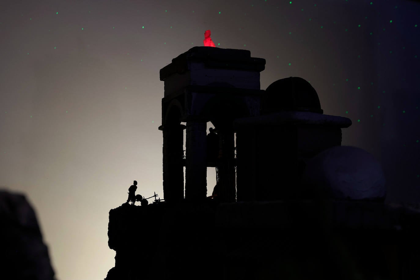 Malaga city hall brightens up Christmas with its huge nativity display, in pictures