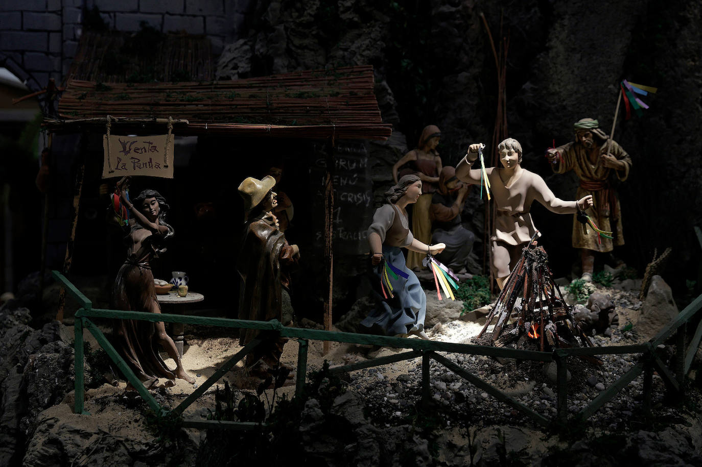 Malaga city hall brightens up Christmas with its huge nativity display, in pictures