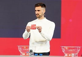 The moment Malaga's name was drawn.