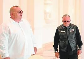 Pat Andrew and George Christie, victim to one of Andrew's scams.