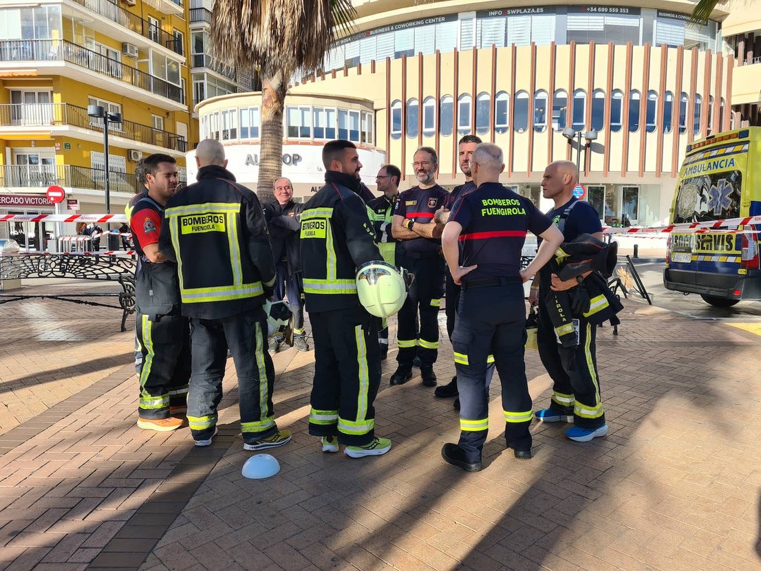 Fuengirola's vertical race for firefighters, in images