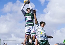 An image from one of Rugby Málaga's matches earlier this season.