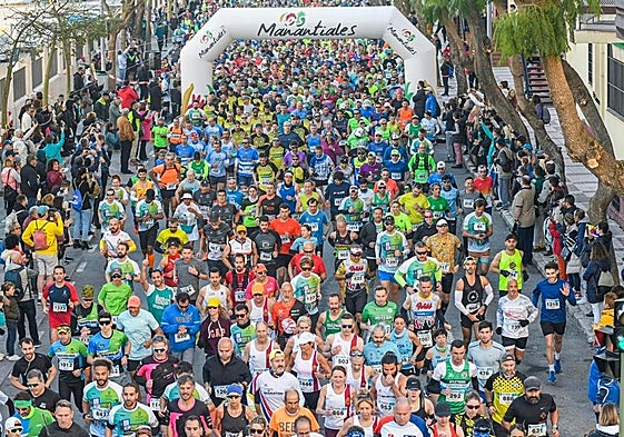 Last year's half marathon attracted 1,500 runners.