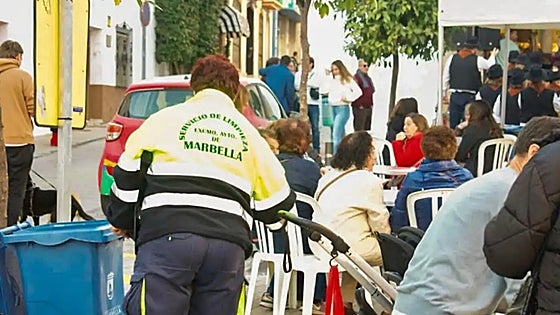 Marbella reinforces its municipal cleaning plan for Christmas