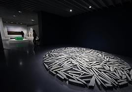 Richard Long's installation - Cornwall Slate Circle.