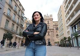 Elena Cabrera, on her recent visit to Malaga and just before her interview with SUR.