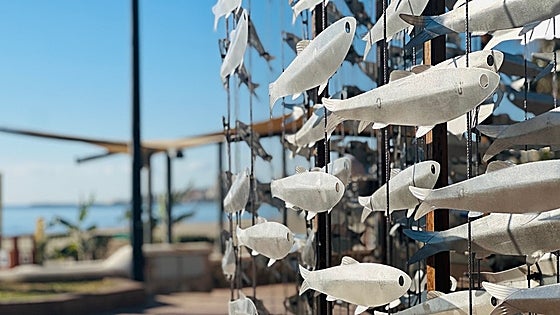 Fuengirola pays tribute to the Costa's famous 'espeto' skewered sardine dish with new sculpture