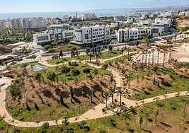 The new park in Estepona.