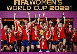 La Roja celebrate their World Cup win in August.