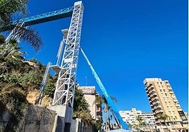 Construction work continues in Avenida Carlota Alessandri in Montemar.