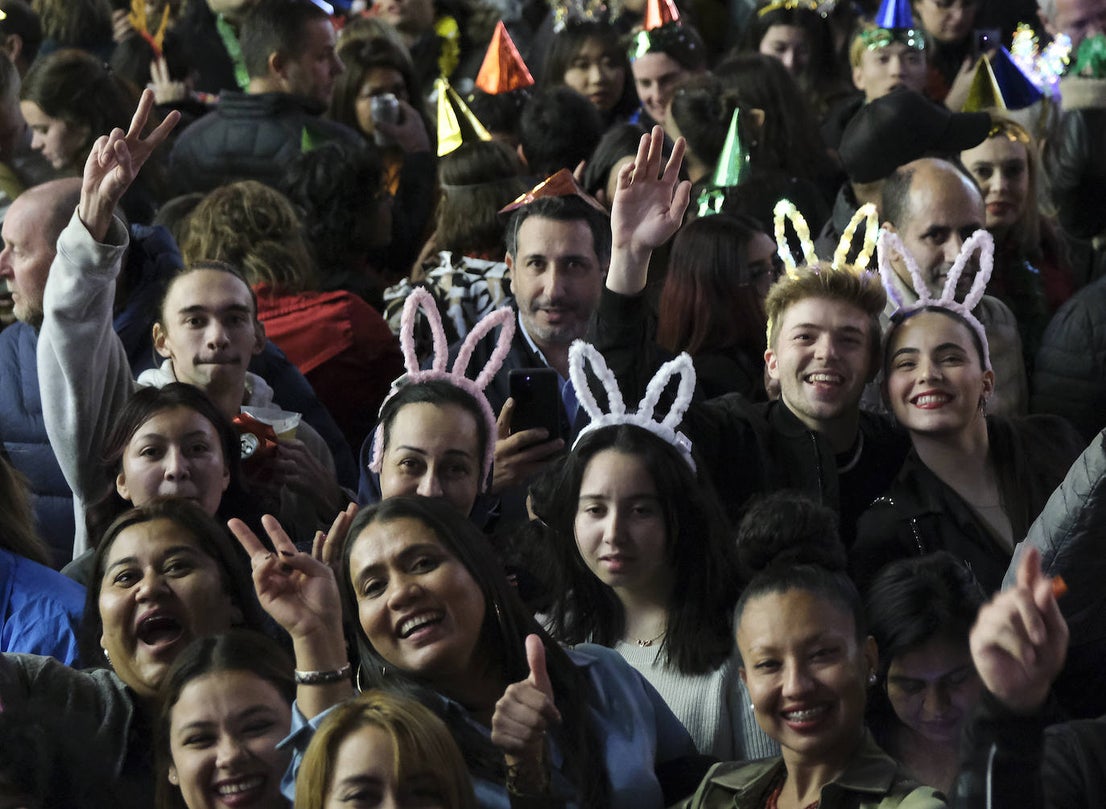 New Year's Eve celebrations in Malaga city attracted visitors from Spain and abroad.