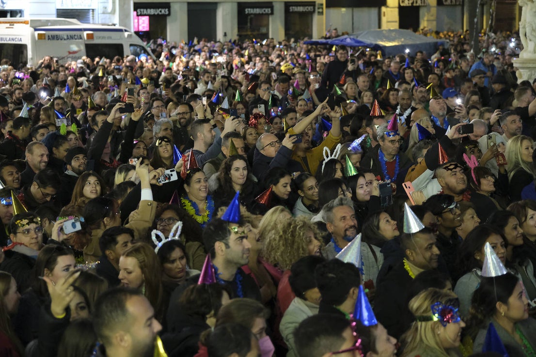New Year's Eve celebrations in Malaga city attracted visitors from Spain and abroad.