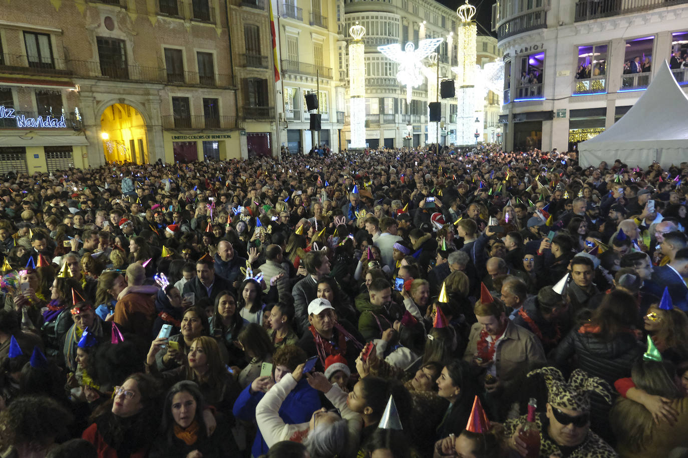 New Year's Eve celebrations in Malaga city attracted visitors from Spain and abroad.