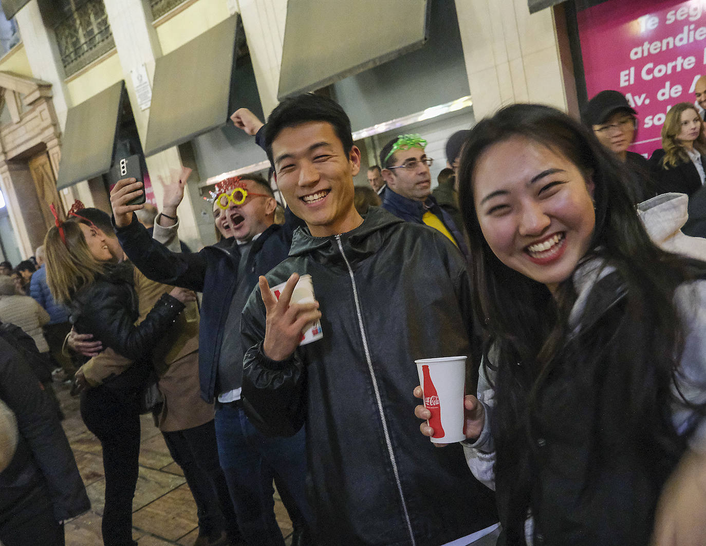 New Year's Eve celebrations in Malaga city attracted visitors from Spain and abroad.
