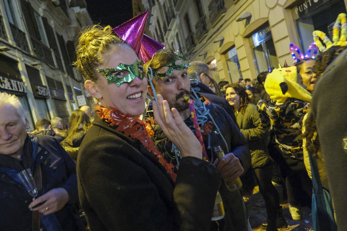 New Year's Eve celebrations in Malaga city attracted visitors from Spain and abroad.