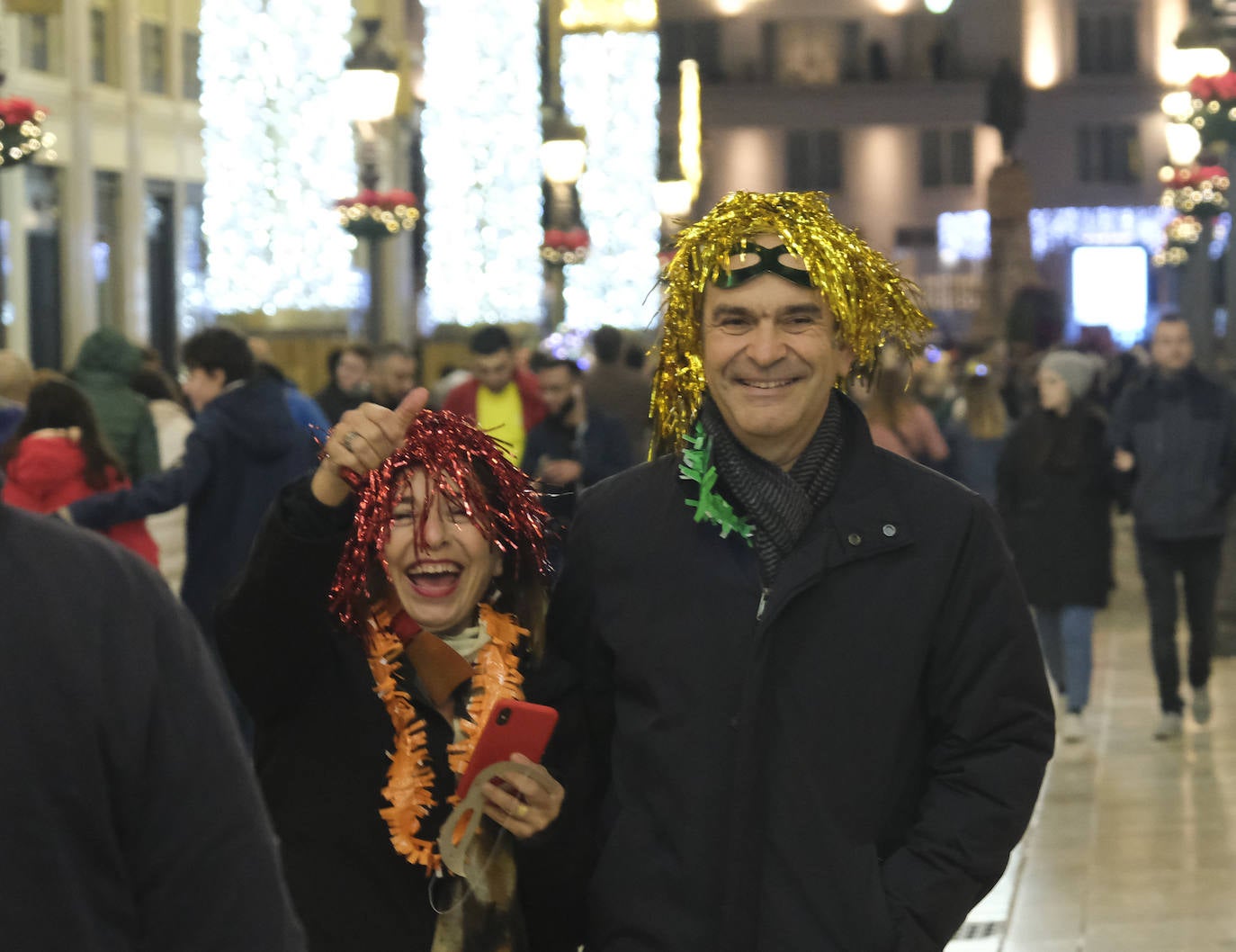 New Year's Eve celebrations in Malaga city attracted visitors from Spain and abroad.