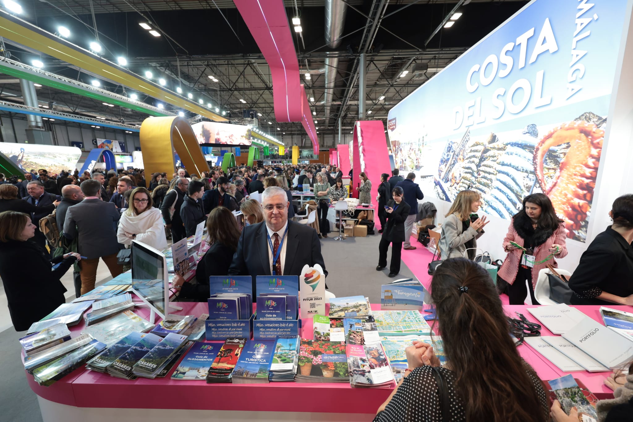 The first day of Fitur 2023 in Madrid.