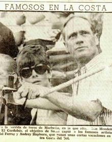 Imagen secundaria 2 - Audrey Hepburn, breakfasting on diamonds in Marbella