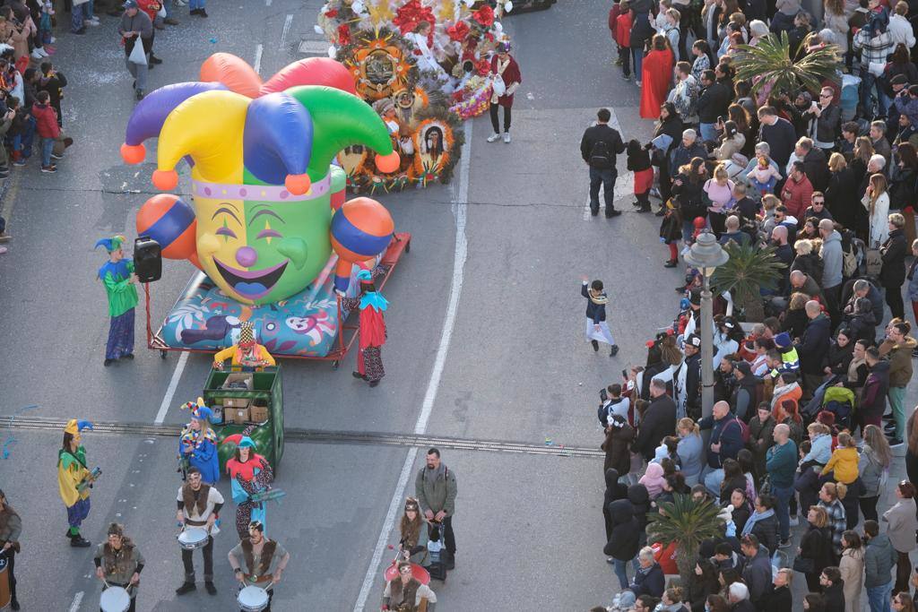 The city's streets were filled with colour for the carnival parade.