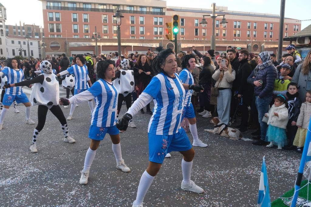 The city's streets were filled with colour for the carnival parade.