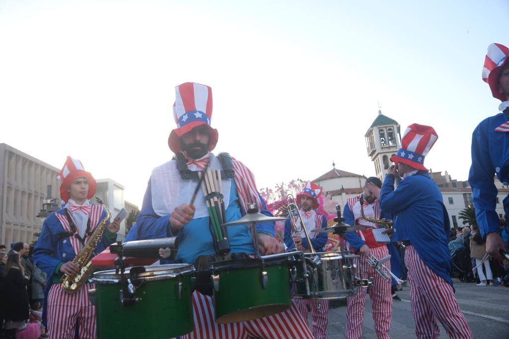The city's streets were filled with colour for the carnival parade.