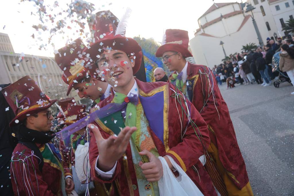 The city's streets were filled with colour for the carnival parade.