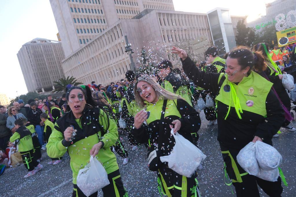 The city's streets were filled with colour for the carnival parade.