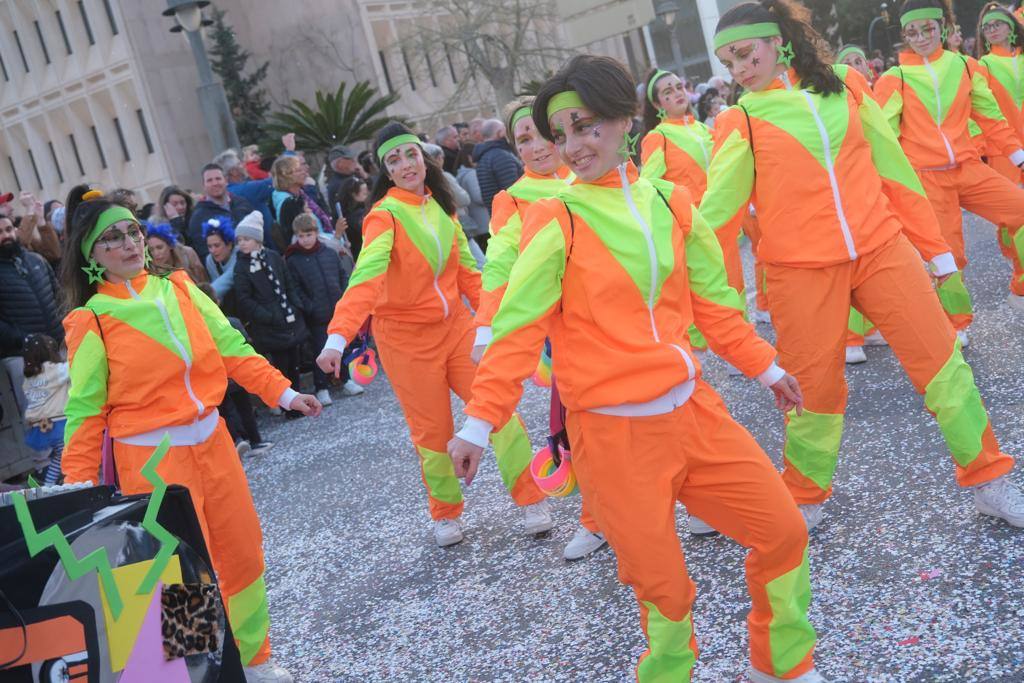 The city's streets were filled with colour for the carnival parade.