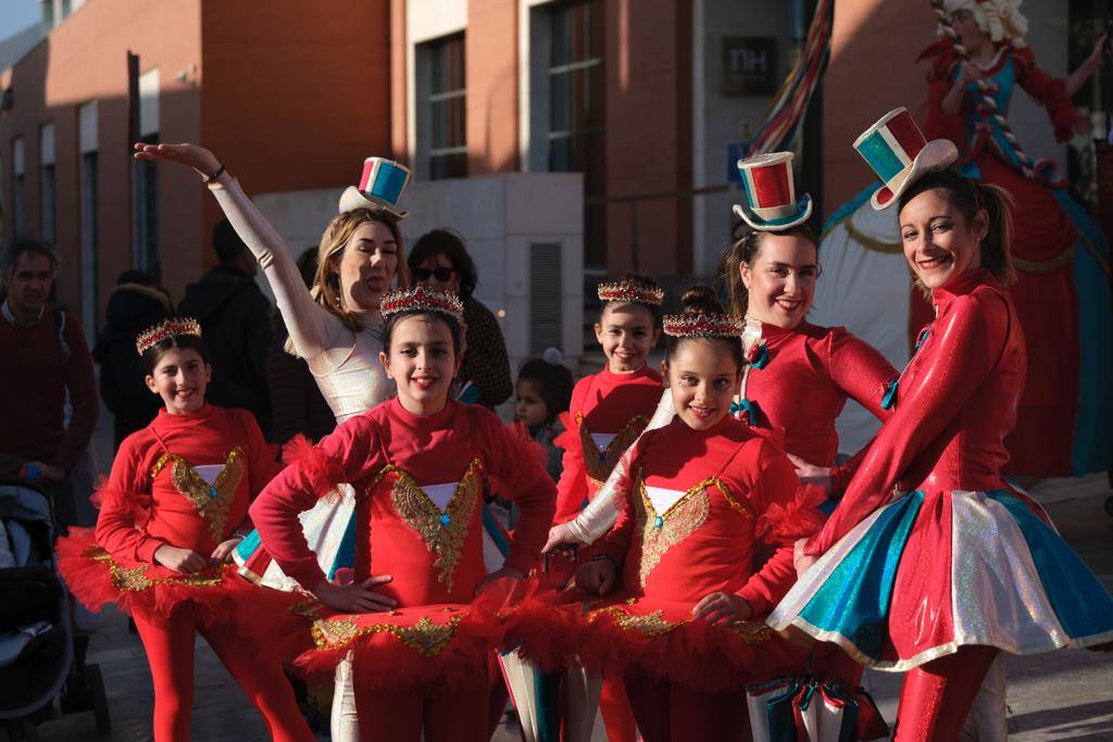 The city's streets were filled with colour for the carnival parade.