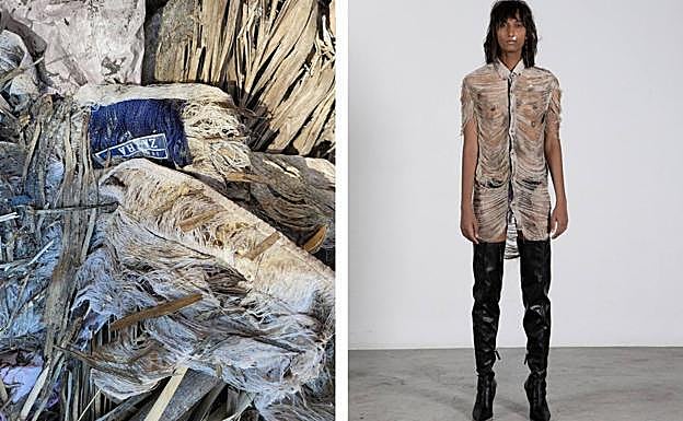 Eiko Carballo wearing the Zaira look.