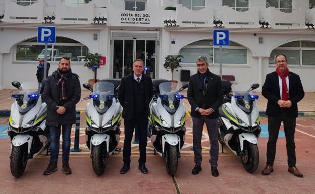 Four new motorcycles for Benalmádena&#039;s Local Police force