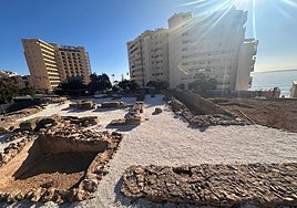 The Roman baths in Torreblanca.