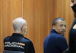 The accused, known by the nickname 'El Melillero', during the trial (file image).