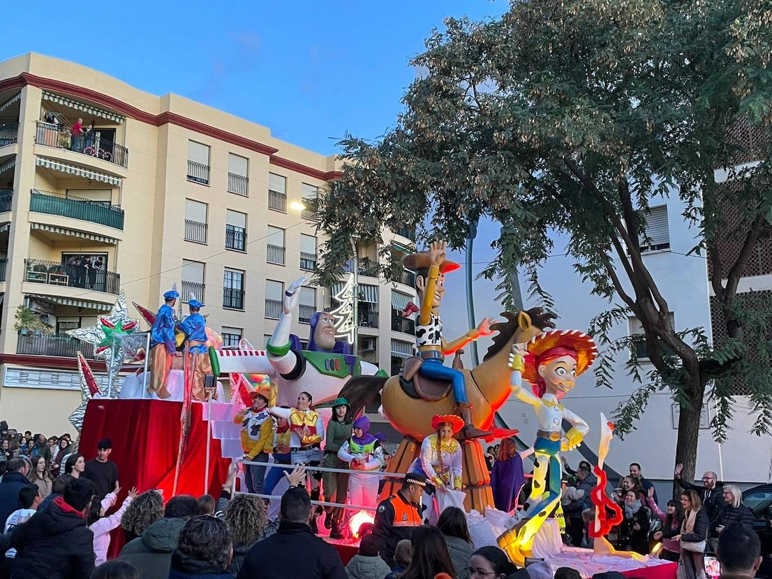 The Three Kings parade in Estepona.