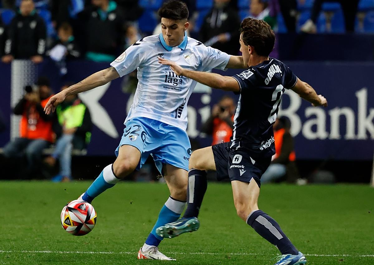Imagen secundaria 1 - Plucky Malaga CF, out of Spain's Copa del Rey