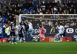 The moment Zubeldia beat the keeper to the ball to score the winner.