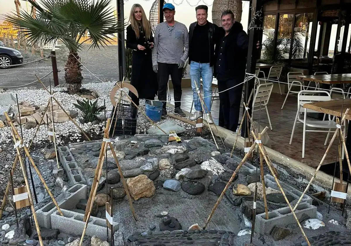 Danish artist starts work on his third little castle on the Costa del Sol