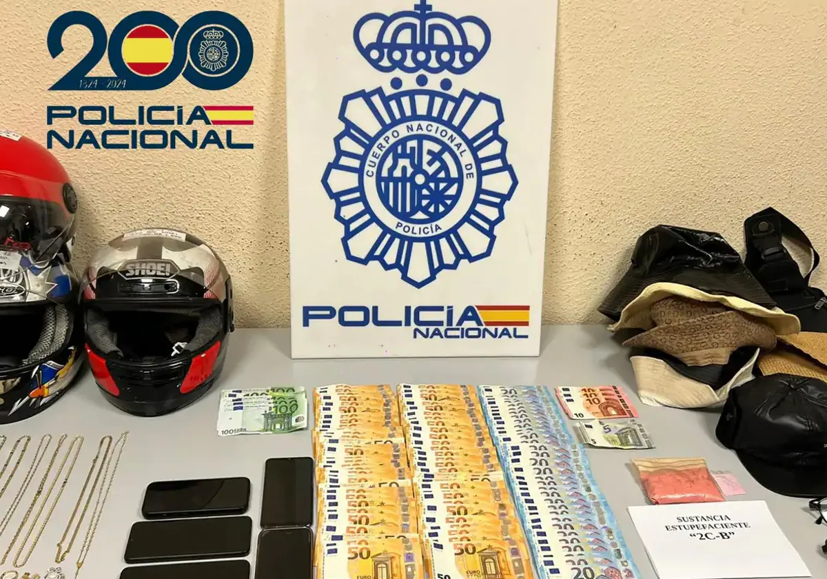 Watch as Spanish police bust gang that robbed jewellery shops to fund pink cocaine trafficking