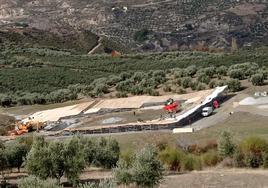 This is how an olive grove was transformed into a film set when the Oscar award contender Society Of The Snow was shot in Spain's Sierra Nevada
