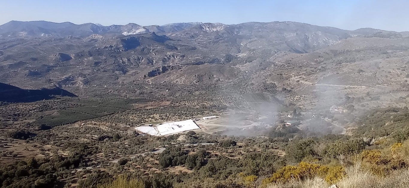 This is how an olive grove was transformed into a film set when the Oscar award contender Society Of The Snow was shot in Spain's Sierra Nevada