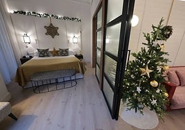 One of the rooms in the Hotel Molina Lario