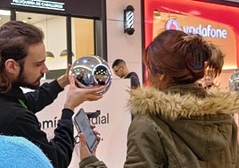 The Worldcoin iris scanner