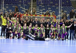 Celebrations following the full-time whistle.