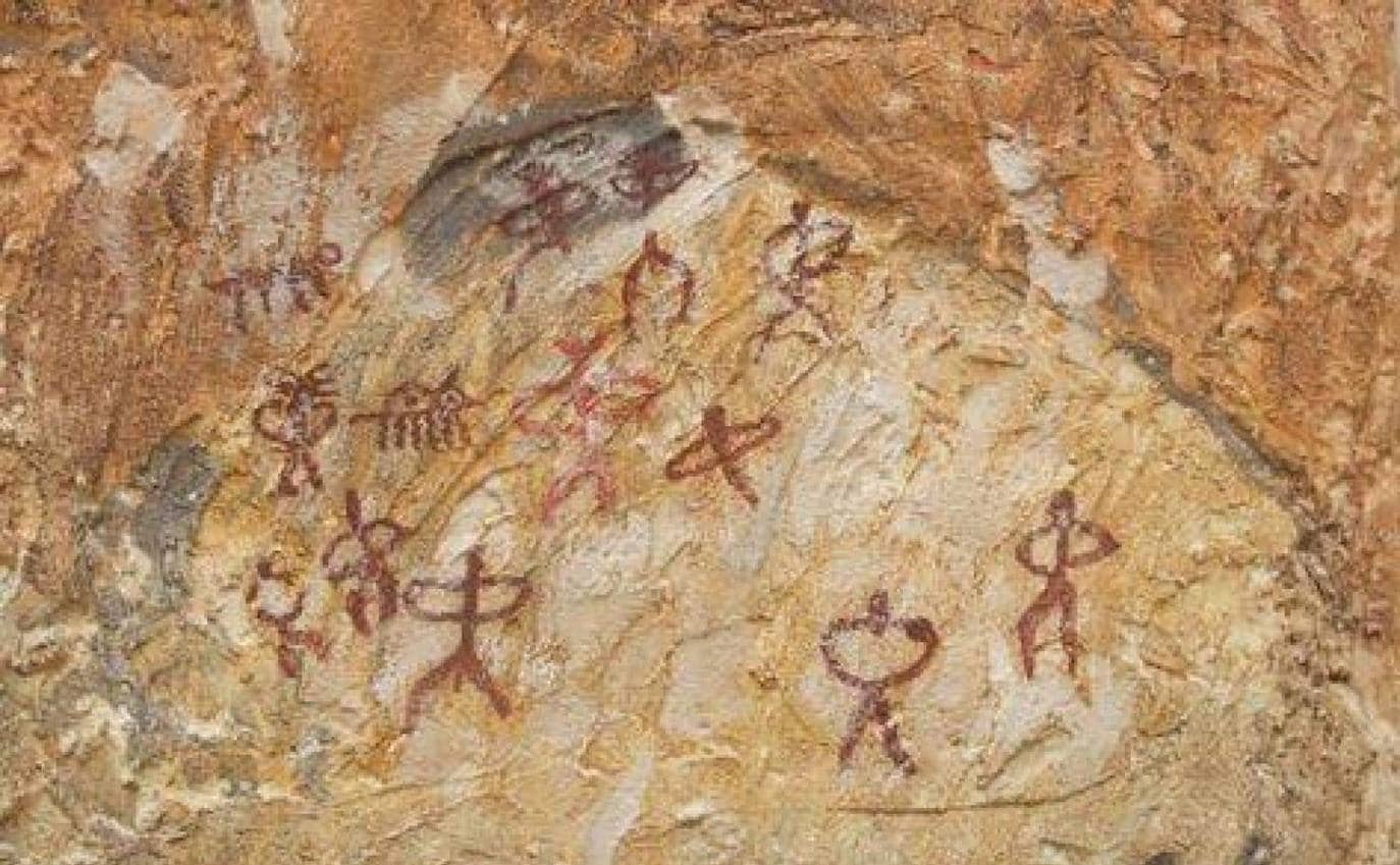 The Indalo cave paintings.