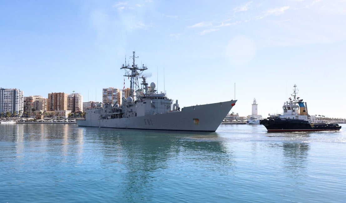 Spanish Navy warships in Malaga