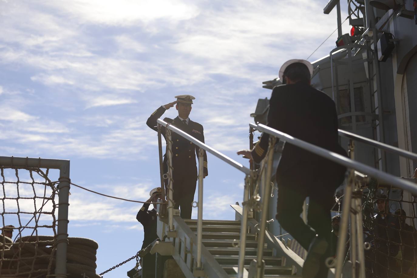 Spanish Navy warships in Malaga