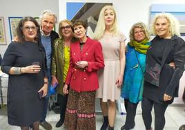 Barbara Krulik (curator), Leif Ahrle, Anne Duse, Puck Jansson, Cecilia, Basma Ashworth and Helen Sijsling.